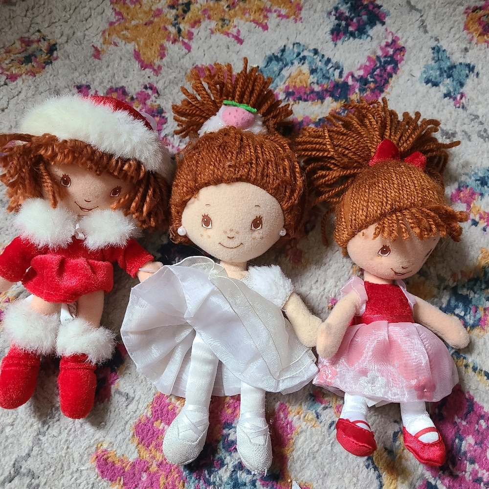 Strawberry Shortcake Plush DOLL SET OF 3
